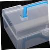 Abaodam Large Capacity Mahjong Storage Box Elegant Plastic Mahjong Organizer with Interior Padding Portable Tile Holder for Mahjong Games Versatile Use Stylish Chinese Mahjong Case for Home view 3