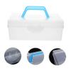 Abaodam Large Capacity Mahjong Storage Box Elegant Plastic Mahjong Organizer with Interior Padding Portable Tile Holder for Mahjong Games Versatile Use Stylish Chinese Mahjong Case for Home view 4