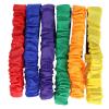 3 Legged Race Bands, Adjustable Elastic Kids Leggings for Outdoor Events, 6 Colors, 20in x 2in Straps, Fun Party Game for Family Reunion view 2
