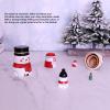 Nurnesy Round Glossy Nesting Dolls, Handmade Christmas Decorative Ornaments for Festive Gifts with Snowman, Father Christmas, Christmas Tree, Home Furnishings view 3