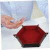 Abaodam Dice Tray Box Portable Pu Storage Collapsible Dice Holder Stylish Home Decor view 4