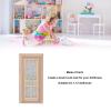 1:12 Doll House Screen Door, Finish Birch Wood Mini Dollhouse Furniture Model for DIY with Birthday, Anniversary, Party view 4