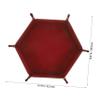 Abaodam Foldable Pu Dice Storage Tray Dice Holder Multi-Purpose Desktop Organizer for Games Accessories and Items Deep for Use view 4