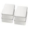 BEBEMOKO 4pcs Dice Storage Box with Liners Iron Dice Organizer for Rpg Games Scratch-resistant Case view 1