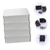 BEBEMOKO 4pcs Dice Storage Box with Liners Iron Dice Organizer for Rpg Games Scratch-resistant Case view 4