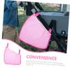 GARVALON 2pcs Adjustable Strap Mesh Stroller Storage Bag Stroller Hooks Diaper Bags Portable view 3