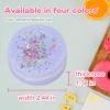 4pcs Handmade Soft Cookie Squishy Silicone Stress Relief Squishy Toy Pink Cookie Dessert Kawaii Squishies Fidget Toy Stress Relieving Fur Ball OPP Packaging Gifts (4pcs) view 3