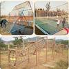 TZLGMDER Children's Climbing net Rope Netting Outdoor Railing Decor Hemp Rope Cargo Net Child Playground Kids Swing Hammock Safety Net Climbing Net for Outdoor(3m*3m) view 4