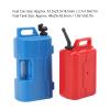 1/10 Simulation Fuel Tank and Can, RC Crawlers Simulation Fuel Container Universal Multifunctional Miniature Fuel Can Set for SCX10 1/10 RC Crawlers (Red+Blue) view 2