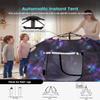 Kids Play Tent-Portable Playhouse Children House -Easy Set up Indoor Outdoor with Carry Bag for Kids-Light Strip Design for Night use -Space for Children and Parents-Birthday (Galaxy) view 4