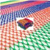 TZLGMDER Children's Climbing net Outdoor Activity Net, Climbing Cargo Net, Colourful Toddler Exercise Net for Outdoor Tree House(2 * 2m(6.6 * 6.6ft)) view 1