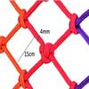 TZLGMDER Children's Climbing net Toddler Climbing Netting, Colourful Nylon Decorative Netting for Garden Plant Climbing(2 * 2m(6.6 * 6.6ft)) view 2