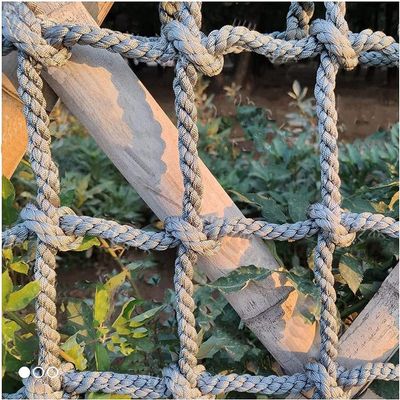TZLGMDER Children's Climbing net Outdoor Climbing Netting, Fencing Decorative Plant Climbing Woven Rope, Deck Railing Staircase Playground(14mmX10cm)