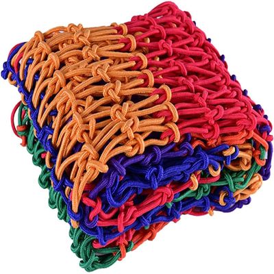 TZLGMDER Children's Climbing net Rope Mesh, Outdoor Climbing Mesh, Colorful Decorative Mesh for Treehouse Playground Fence(2 * 2m)