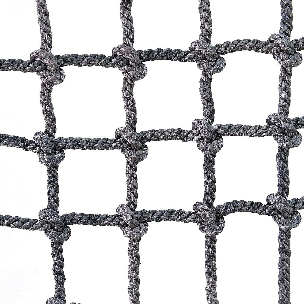 TZLGMDER Children's Climbing net Indoor Playground Netting, Outdoor Gym Rope Netting for Indoor and Outdoor Play, Pets, Plant Support, Goods(2 * 5m(6.6 * 15.15ft))