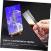 OSOLADY Triangular Prism Optical Glass Teaching Tool for Refracted Light Experiments Rainbow for Physics Education and Scientific Demonstrations view 3