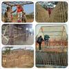 TZLGMDER Children's Climbing net Climbing Net, Hemp Rope Net for Obstacle Training Indoor Outdoor, Heavy Duty Cargo Net Climbing Rope(2 * 5m(6.6 * 15.15ft)) view 4