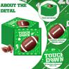 100 Pack Football Paper Napkins Disposable Football Party Napkins Football Rugby Napkins Set for Tailgate Party Decorations Football Birthday Party Supplies Football Theme Party Towel view 3