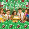 100 Pack Football Paper Napkins Disposable Football Party Napkins Football Rugby Napkins Set for Tailgate Party Decorations Football Birthday Party Supplies Football Theme Party Towel view 4