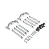 8pcs Metal Chassis Pull Rods Link Suspension Tie Rod for MN D90 D91 D96 D99 D99S MN90 1/12 RC Car Upgrade Parts(Black) view 3
