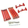 8pcs Metal Chassis Pull Rods Link Suspension Tie Rod for MN D90 D91 D96 D99 D99S MN90 1/12 RC Car Upgrade Parts(Silver) view 2