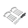 8pcs Metal Chassis Pull Rods Link Suspension Tie Rod for MN D90 D91 D96 D99 D99S MN90 1/12 RC Car Upgrade Parts(Silver) view 3