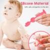 Silicone Diaper Cream Spatula for Newborn, 5.9in, Red view 3