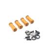 12mm Aluminum Wheel Hex Hub Adapters Adaptor Extension Combiner Coupler RC Car Parts for Wltoys 1/14 144010 1/12 124017(White) view 1