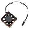 Gavigain RC Motor Fan, 40mm RC Motor Cooling Fans High Speed Aluminum RC Car Motor Cooling Fan for Brushless Car (Black Orange)