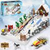 Slope Building Block Sets for Adults, Ski Resort Toy With Shop and Snow Mobile, Architecture Construction Models, Ideal Gift for Adult Teen and Ski Fans (2200PCS) view 1