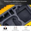 Lykus Titan N110 Waterproof Hard Case for DJI Neo Combo, RC-N3/DJI RC 2, Support Up to 7 batteries [CASE ONLY] view 4