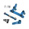 1/16 Scale RC Car Steering Parts DIY Accessories for 16102-q132B 16106 Model, Sky Blue view 2