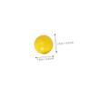 Unomor 50pcs Fillable Raffle Game Balls Yellow Lottery Drawing Balls Party Supplies for Home Decorations view 2