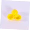 Unomor 50pcs Fillable Raffle Game Balls Yellow Lottery Drawing Balls Party Supplies for Home Decorations view 4