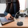 Perpetual Motion Swing Ball, Electronic Solar System Magnetic Swing Energy Orbit Desktop Ornament with USB Charging Mode, Educational Science Office Decor view 3