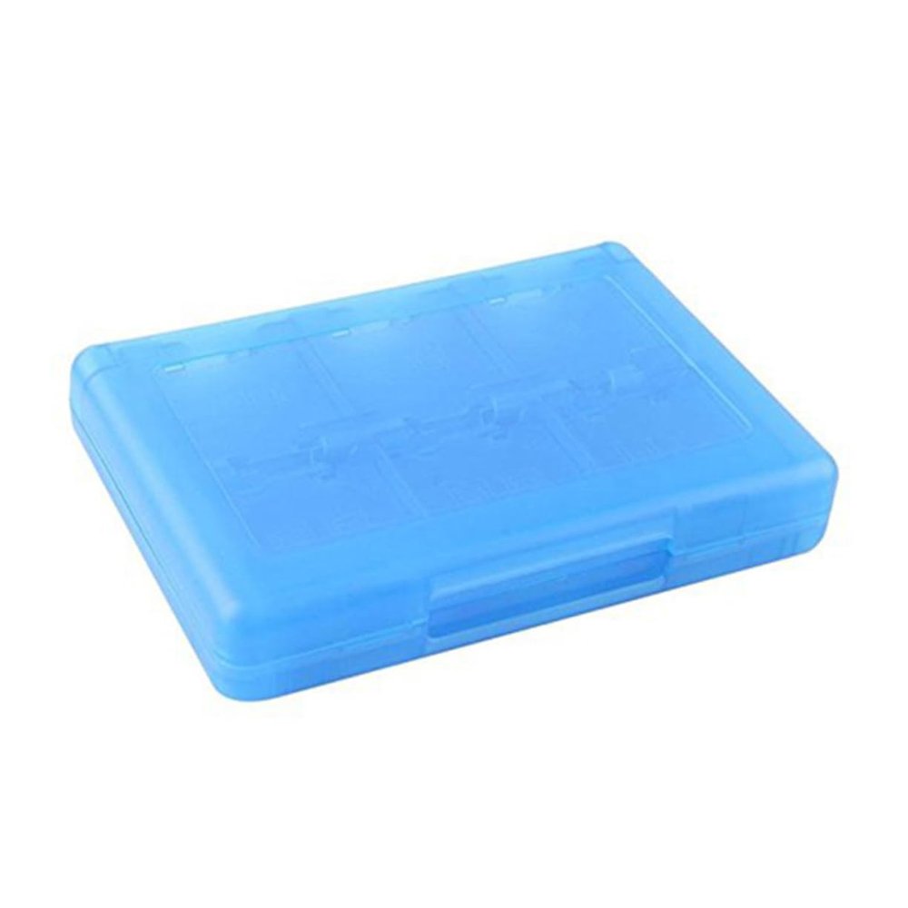 Unomor Game Card Case 28 in 1 Holder for 2ds 3dsll Blue Protect Case Storage Box