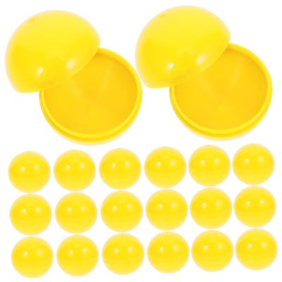 HOMOCONO 50pcs Festive Party Raffle Balls Plastic Balls Openable for Drawing Games Great Party Supplies