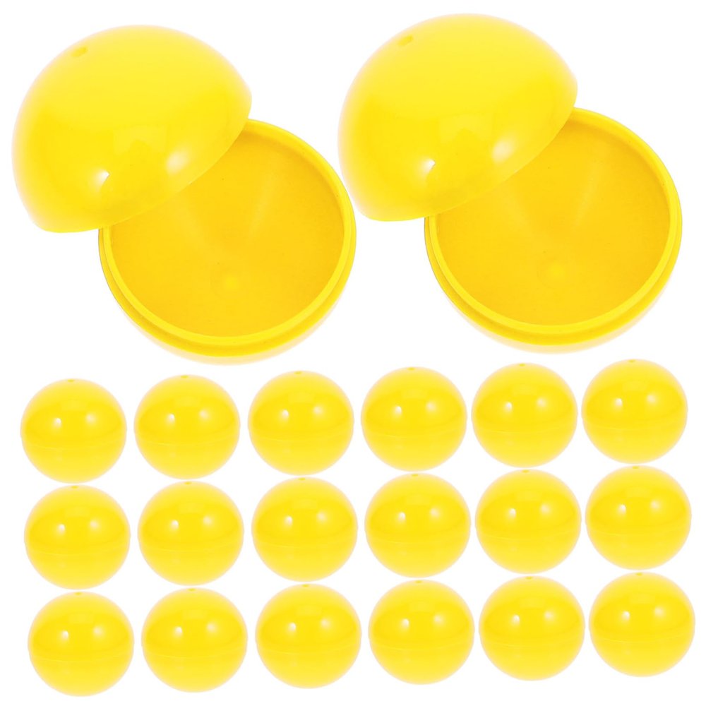 HOMOCONO 50pcs Festive Party Raffle Balls Plastic Balls Openable for Drawing Games Great Party Supplies