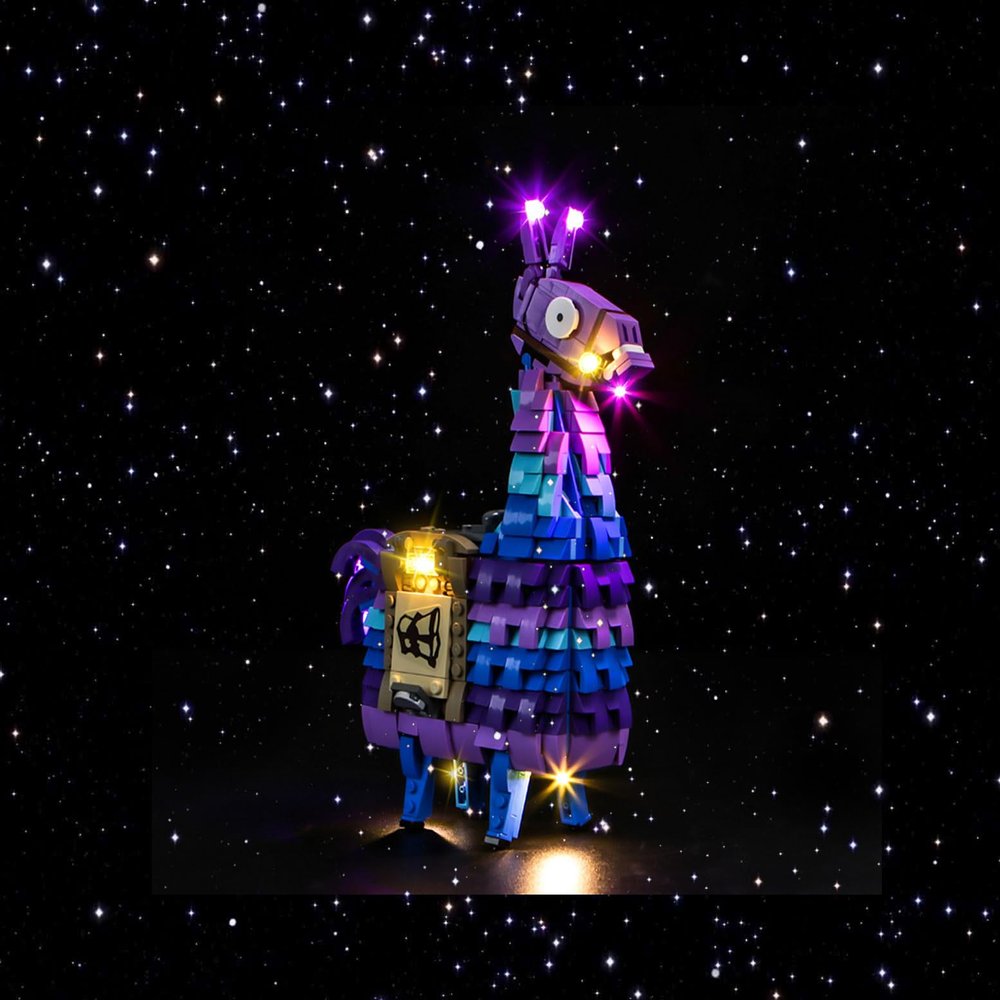 Brick Shine Light Kit for Supply Llama 77071 (Model Set is not Included) (Classic)