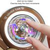 Crawling Snail Baby Toy, Cute Plastic Shaking Head Walking Tummy Time Snail Toy with Music Light (Brown view 3