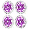 ZIZEV 1/10 Brake Disc, RC Brake Disc 4PCS Practical for Climbing Car for 1/10 Remote Control Car for RC Car for SUV (Purple) view 1