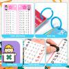 29Pcs Multiplication and Division Flash Cards, Math Flash Card with 4 Dry Erase Pens 2 Rings, Time Table Flash Cards for 1st to 3rd Grades Fun Learning with Math Game view 3
