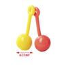 Simba 105952679 Bounzyball Double Pack, 3 Assorted Designs, Only One Item Delivered, Rubber Trickball with Rubber Cord and Finger Loop, Diameter: 2.5 cm, from 5 Years view 2