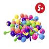 Simba 105952679 Bounzyball Double Pack, 3 Assorted Designs, Only One Item Delivered, Rubber Trickball with Rubber Cord and Finger Loop, Diameter: 2.5 cm, from 5 Years view 3