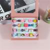 24pcs Kids Role Play Jewelry Rings Box Adjustable Rings Shimmering And Stylish Little Girl Jewelry Rings Crystal Flower view 3
