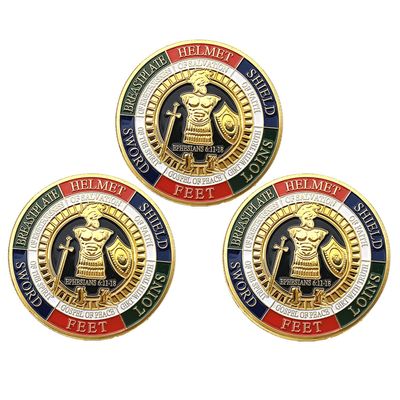 Armor of God Challenge Coin Collector's Medallion (Pack of 3)