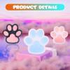 1pcs 5.5in Big Cat Paw Squishy FuFu Squishy Cute Adorable Soft Silicone Squeeze Toy for Stress Relief Kawaii Squishies PVC Toys,OPP Packaging Gifts for Kids Teenage view 2