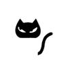 2pcs Light Switch Decals Black Big Head Cat Pet Animal Pattern Wall Door Sticker Decor Art Mural Baby Nursery Room view 1