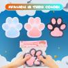 1pcs 5.5in Big Cat Paw Squishy FuFu Squishy Cute Adorable Soft Silicone Squeeze Toy for Stress Relief Kawaii Squishies PVC Toys,OPP Packaging Gifts for Kids Teenage view 3