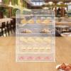 5 Tier Clear Cupcake Case,Countertop Bakery Display Case,Acrylic Display Case Dessert Acrylic Display Shelf,Cookie Display Cabinet Plastic Case for Models,Makeup,Figurines view 4